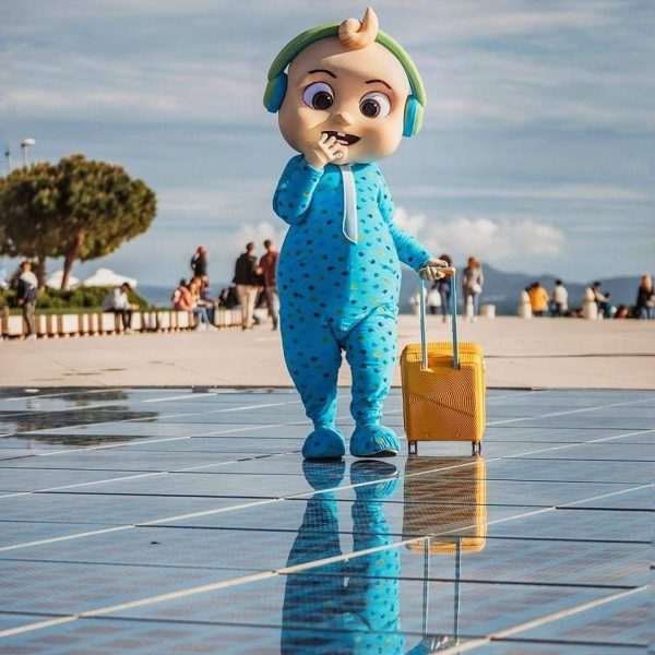 Hire CoComelon the mascot in Kenya for birthdays, surprise deliveries, school parties, hospital visits, gender reveals, brand activities, product promotions